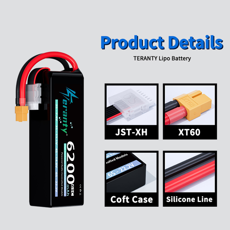 TERANTY 6S 6200mAh Lipo Batter - Rc Hobby Land ulasan dan harga