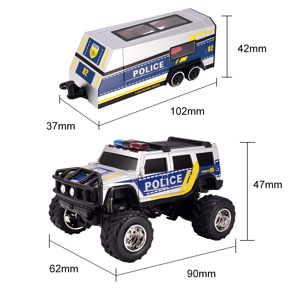 9imod RC Police Car 2.4G APP C - Rc Hobby Grade Truck ulasan dan harga